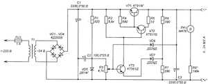 Схема простого блока питания