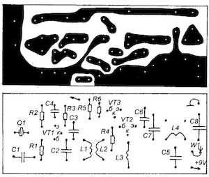 Печатная плата передатчика