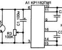Схема фотореле для управления освещением Выключатель ночного освещения