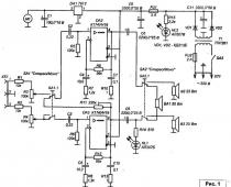 Схема усилителя на К174УН19 Усилитель на К174УН19