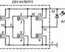 Схема бесконтактного пробника Бесконтактный пробник