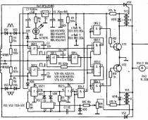 Схема пуско-зарядного устройства Пуско-зарядное устройство