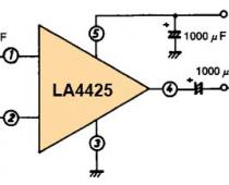 Усилитель звуковой частоты на LA4425 (5W)